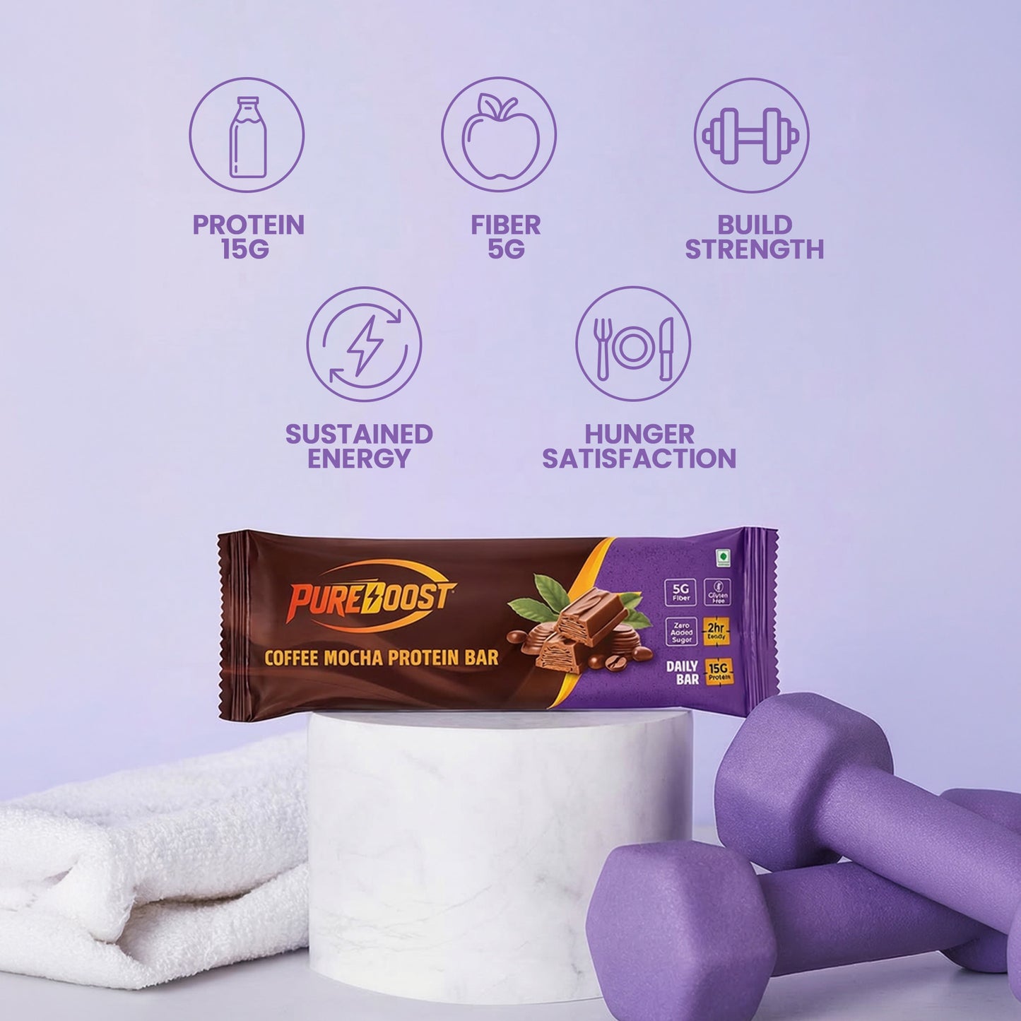 Coffee Mocha Protein Bar Pack of 6