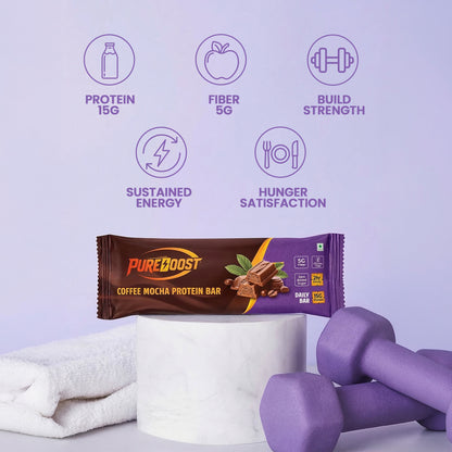 Coffee Mocha Protein Bar Pack of 6
