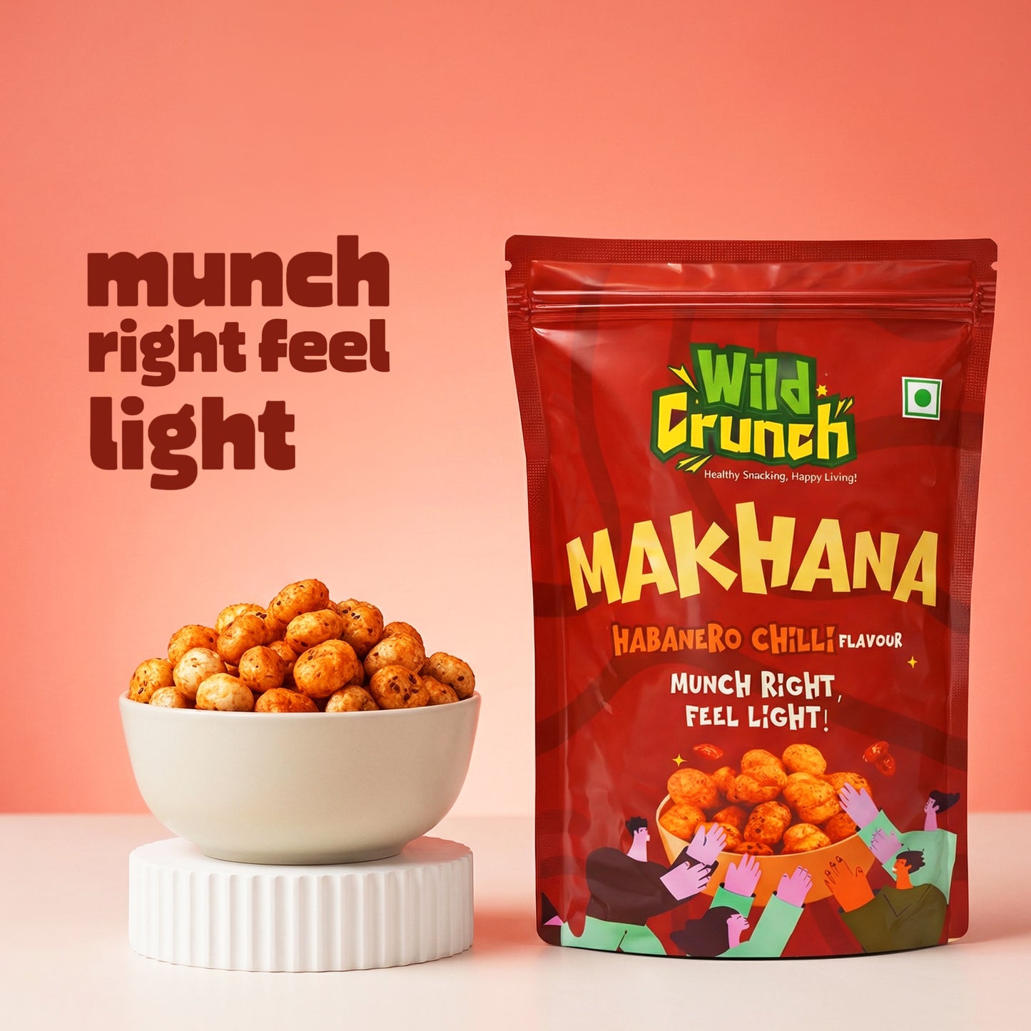 Habanero Chilli Flavored Roasted Makhana