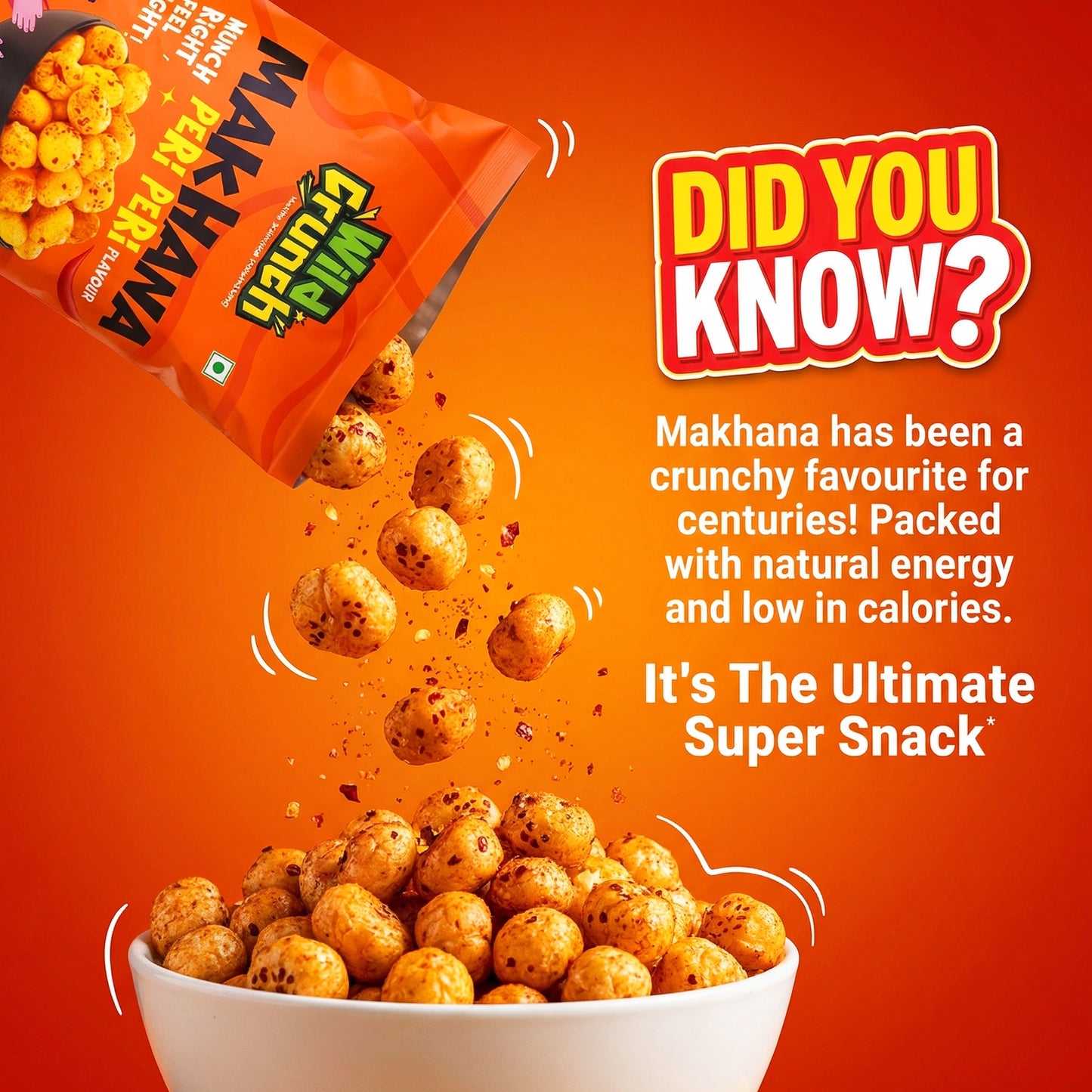Peri Peri Flavored Roasted Makhana