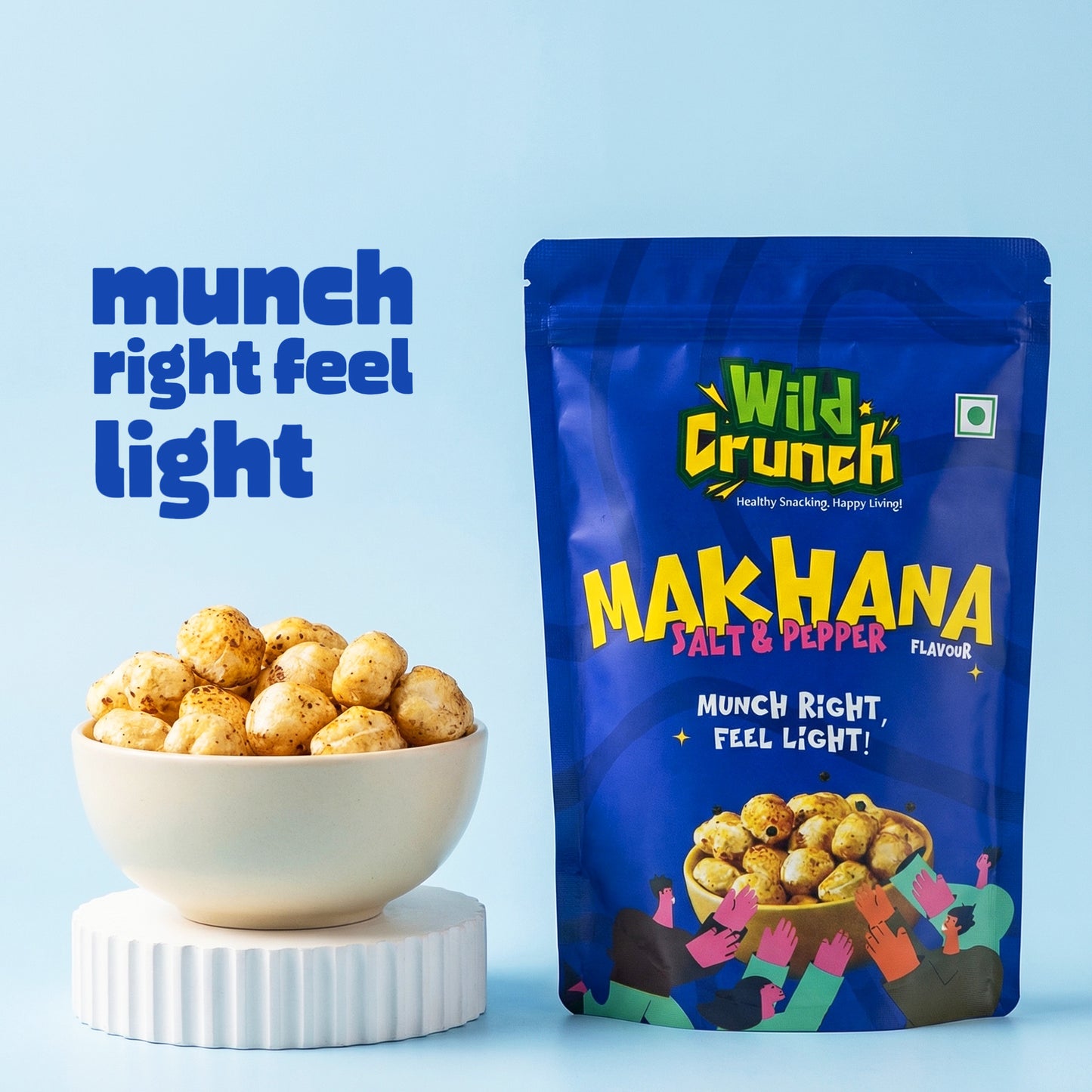 Salt & Pepper Flavored Roasted Makhana