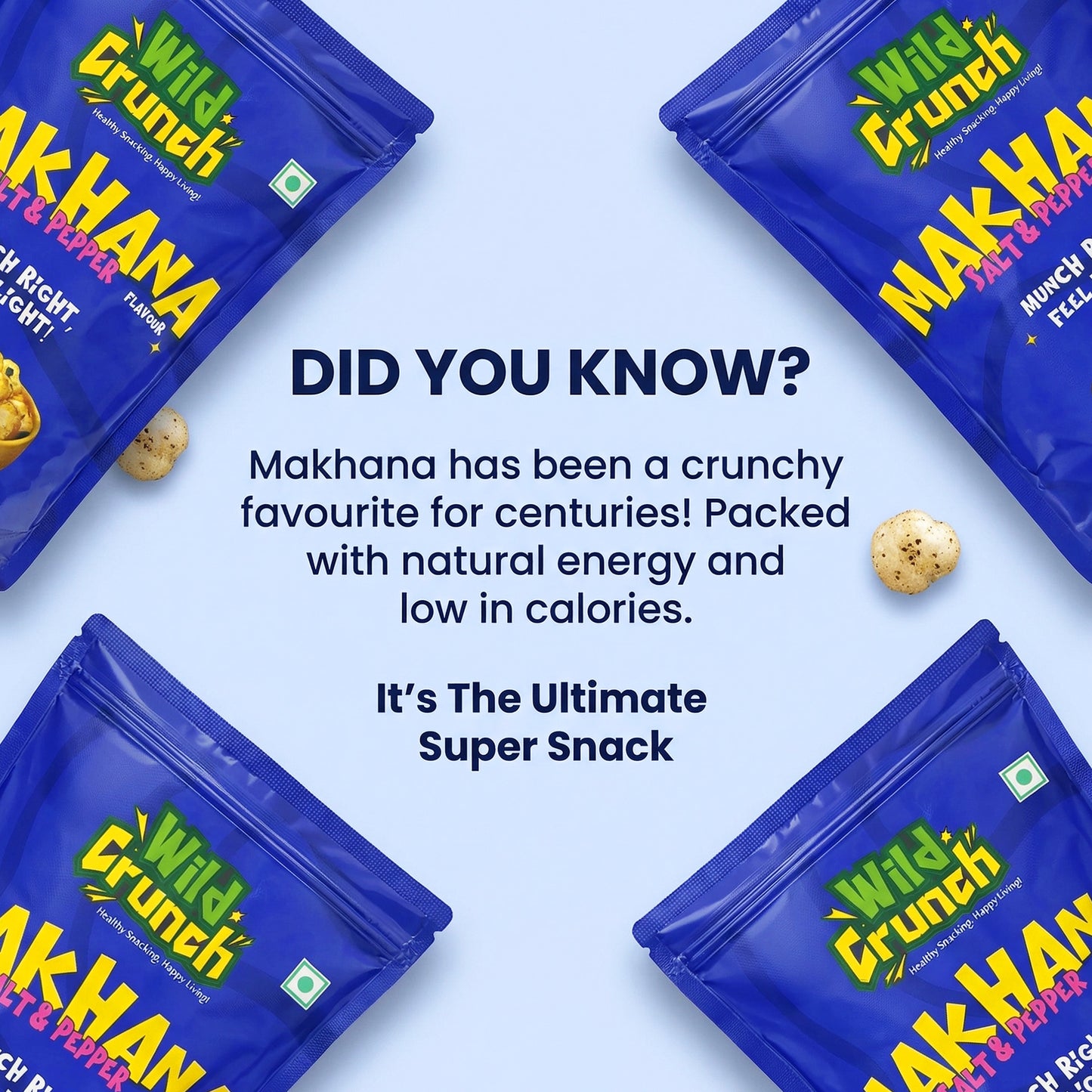Salt & Pepper Flavored Roasted Makhana
