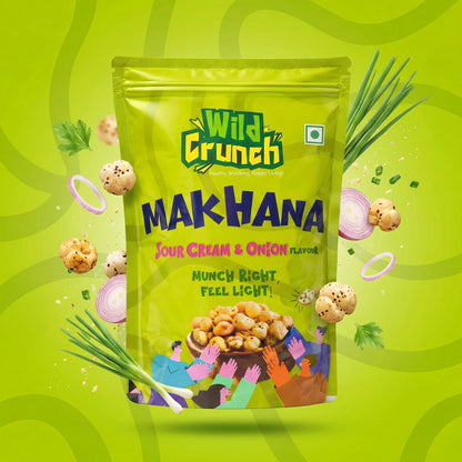 Cream & Onion Flavored Roasted Makhana