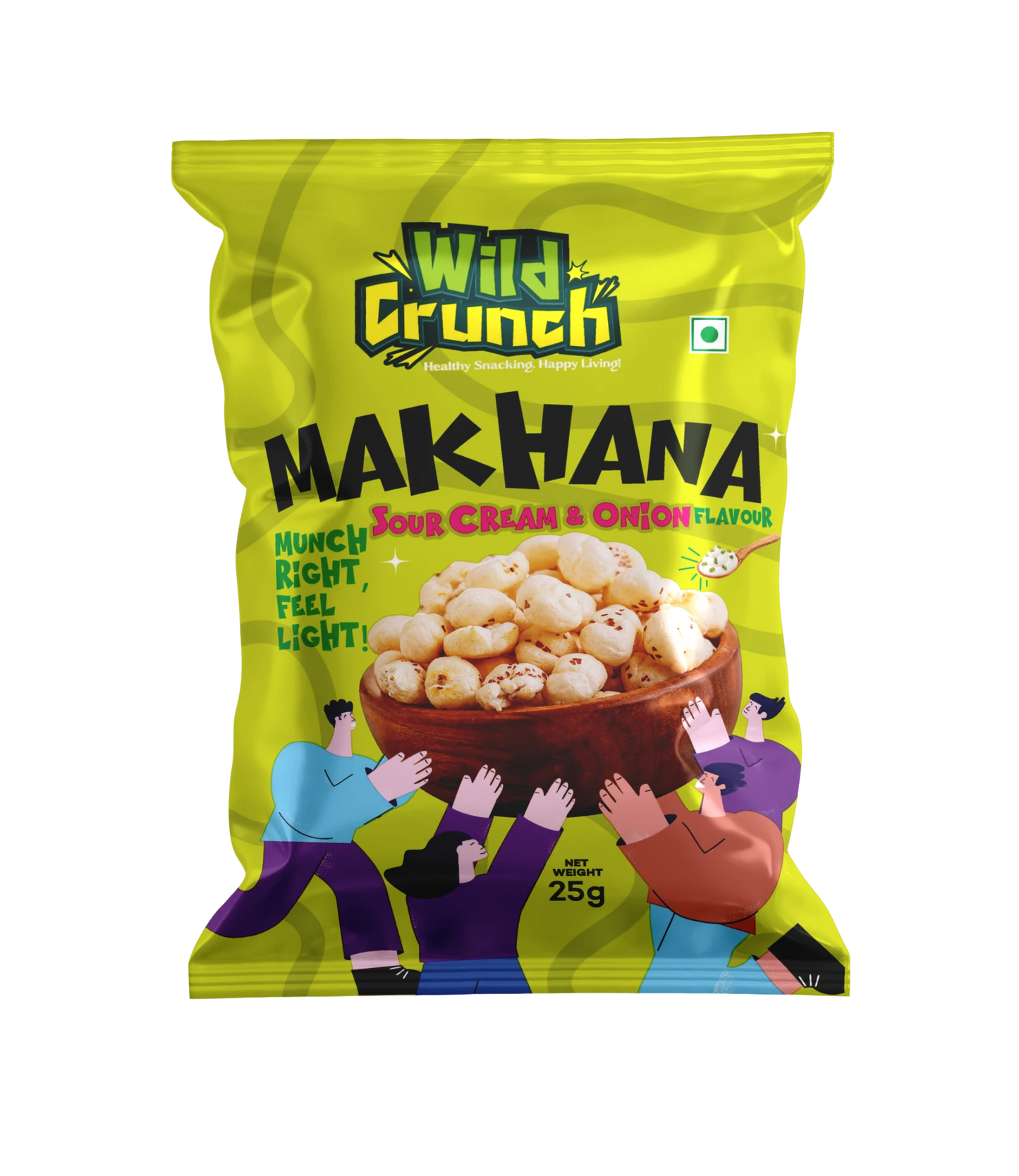 Cream & Onion Flavored Roasted Makhana