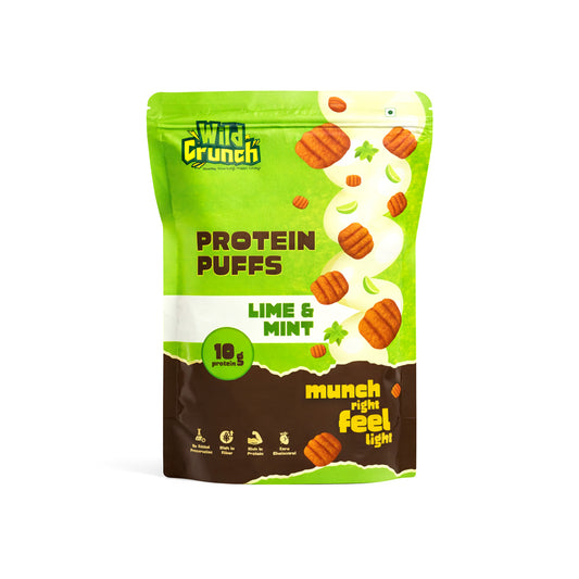 Lime Mint Protein Puffs — Tangy, Filling Crunch