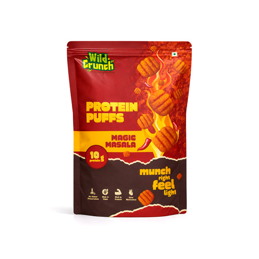 Magic Masala Protein Puffs — Spicy, Filling Crunch