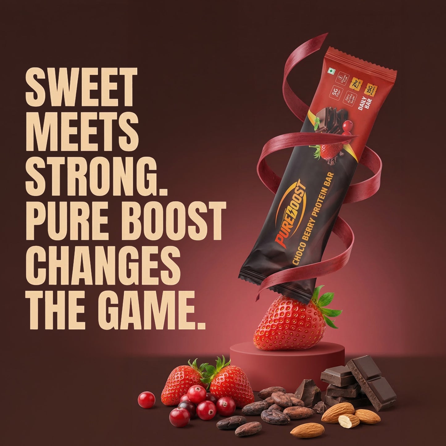 Choco Berry Protein Bar Pack of 6