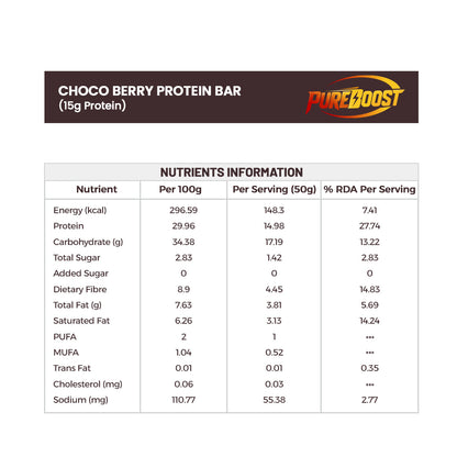 Choco Berry Protein Bar