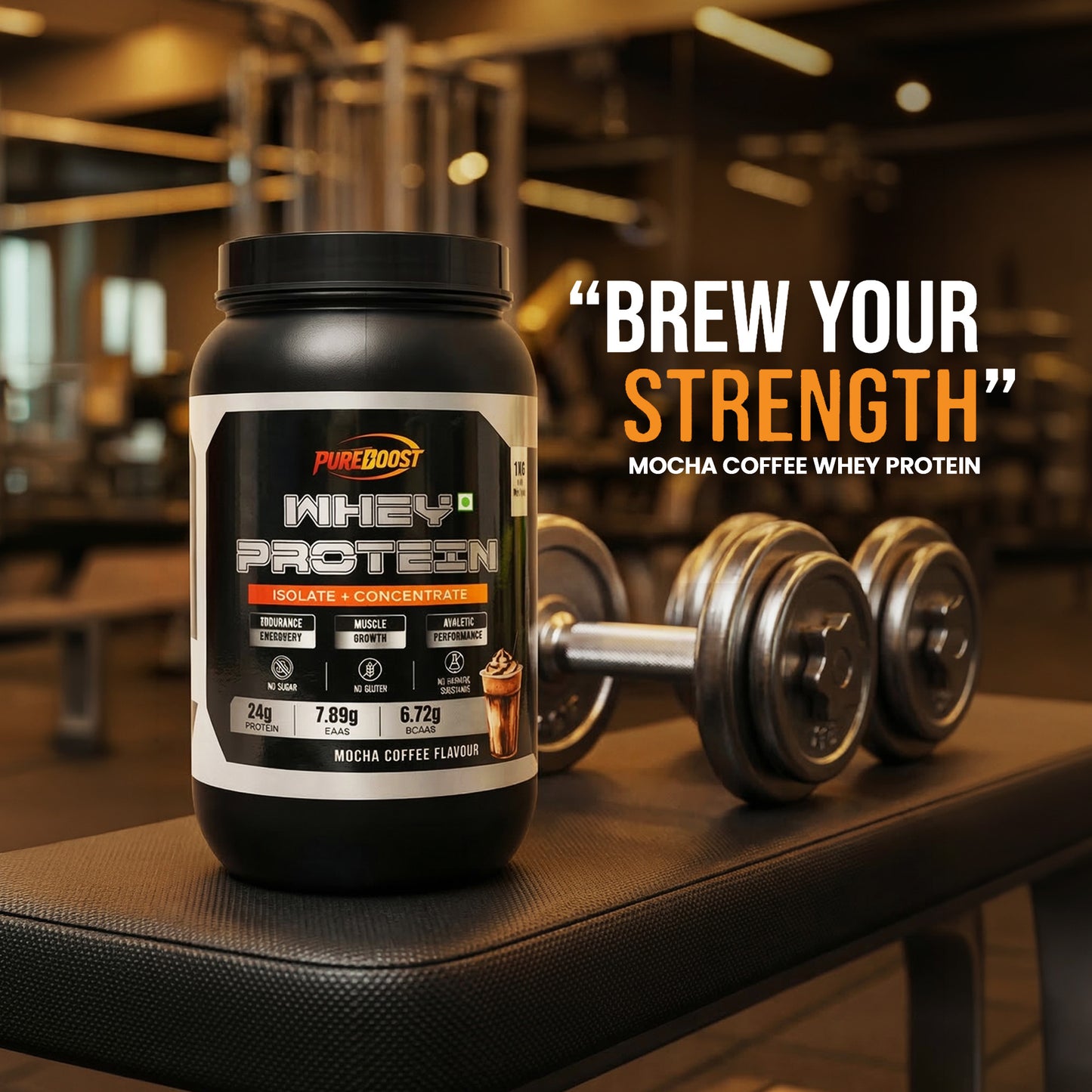 WHEY PROTEIN-COFFEE