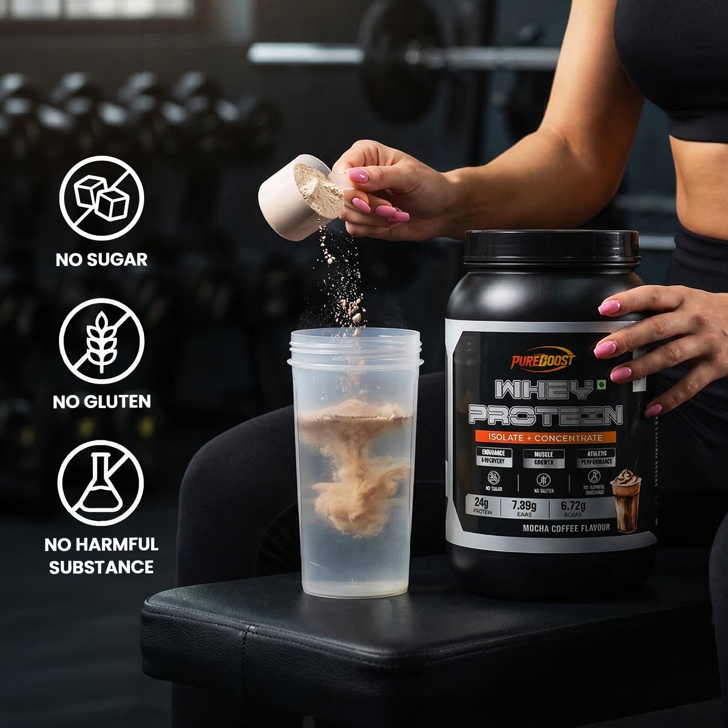 WHEY PROTEIN-COFFEE