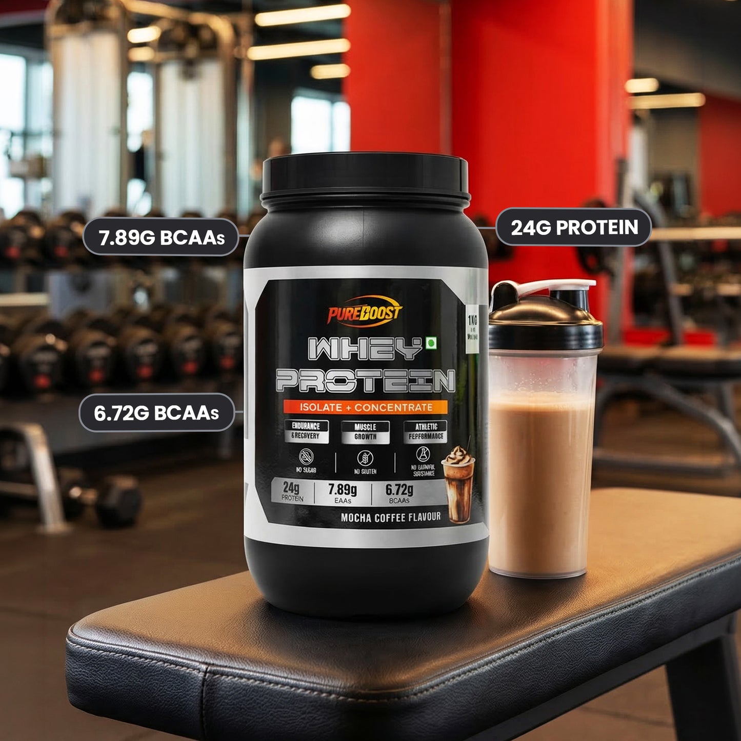 WHEY PROTEIN-COFFEE